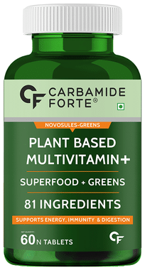 Carbamide Forte Plant Based Multivitamin with Superfoods & Greens