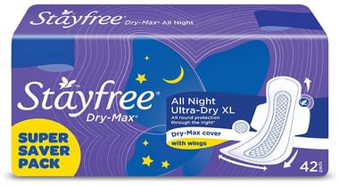 Stayfree Dry-Max All Night Ultra-Dry Pads