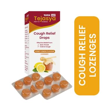 Tata 1mg Tejasya Cough Relief Drops Honey lemon