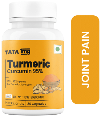 1mg Turmeric Curcumin 95% with Piperine Capsule