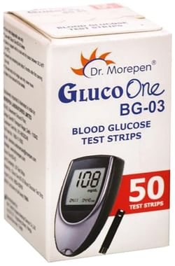 Dr Morepen Gluco One BG 03 Blood Glucose Test Strip